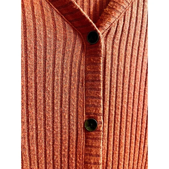 ❣️True Craft Knit Sweater Long Sleeve Coral Color Top Size X-Small (XS)❣️ - Picture 5 of 7